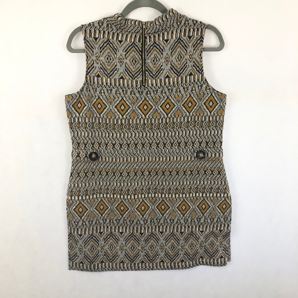 Romeo + Juliet Couture Tribal Print Tunic Top L - Picture 4 of 7